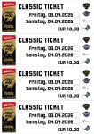 tickets a4